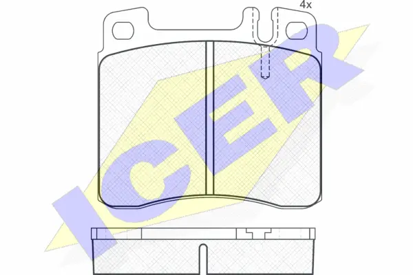 Brake Pad Set, disc brake (180975)