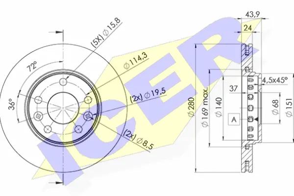 Brake Disc (78BD4022-2)
