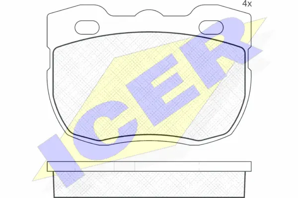 Brake Pad Set, disc brake (140800)