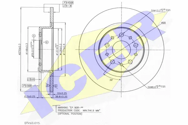 Brake Disc (78BD2702-2)