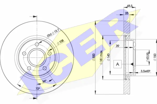 Brake Disc (78BD3937-2)