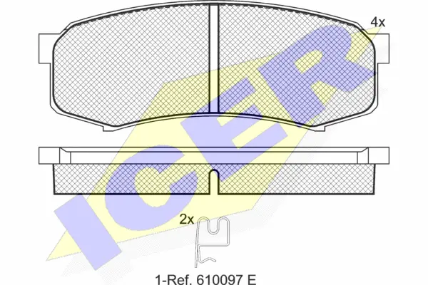 Brake Pad Set, disc brake (141027)