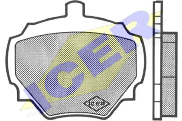 Brake Pad Set, disc brake (180072)