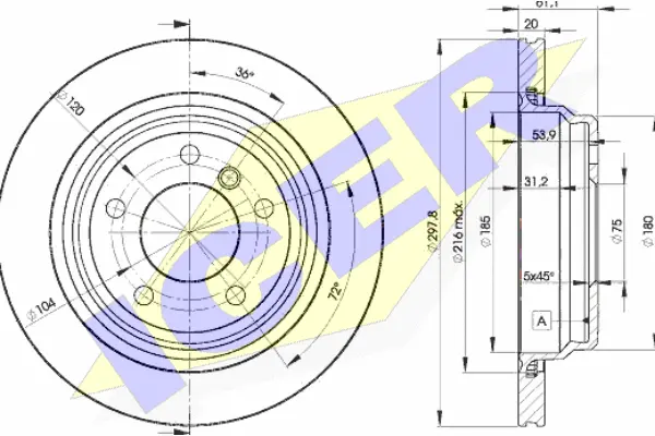 Brake Disc (78BD3153-2)