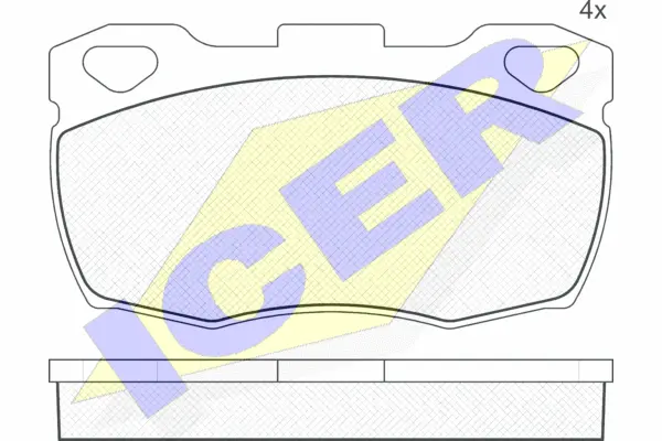 Brake Pad Set, disc brake (140799)