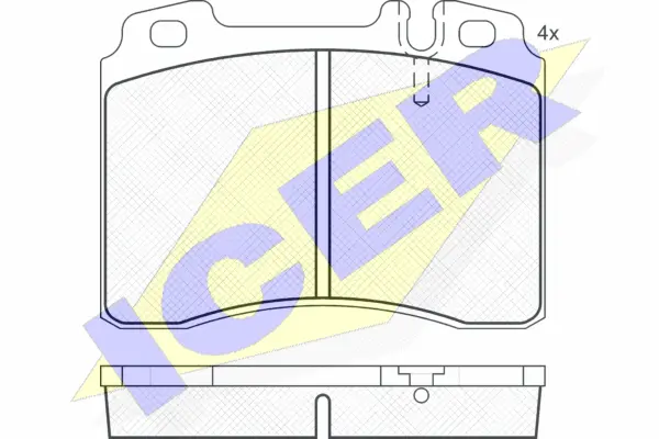 Brake Pad Set, disc brake (180861-200)
