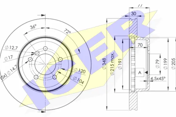 Brake Disc (78BD3402-2)