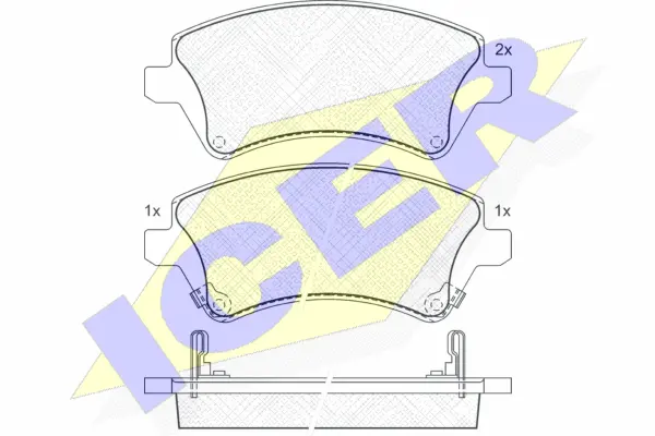 Brake Pad Set, disc brake (181513)