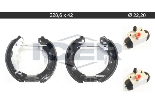 Brake Shoe Set (79KT0129 C)