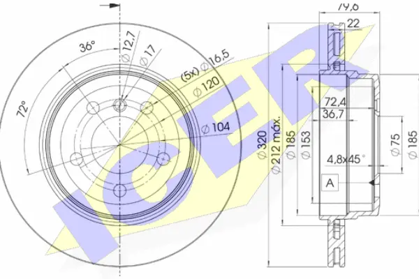 Brake Disc (78BD2218-2)