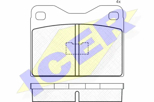 Brake Pad Set, disc brake (180181)
