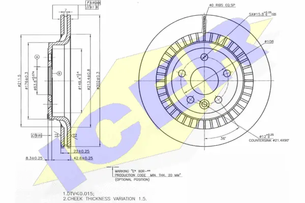 Brake Disc (78BD7305-2)
