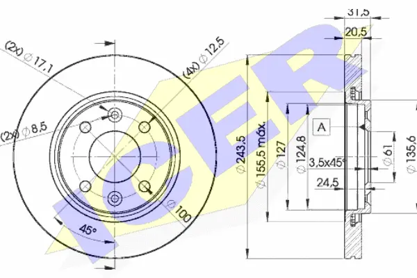 Brake Disc (78BD8901-2)