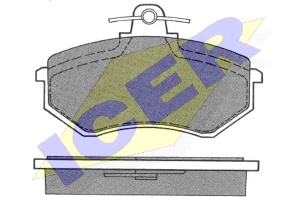 Brake Pad Set, disc brake (180338)