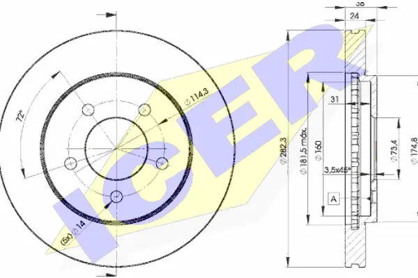 Brake Disc (78BD5347-2)