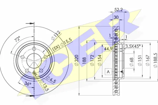 Brake Disc (78BD6076-2)