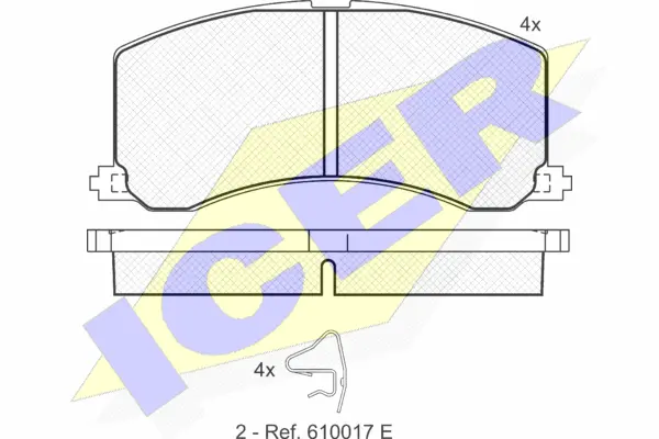 Brake Pad Set, disc brake (181116)