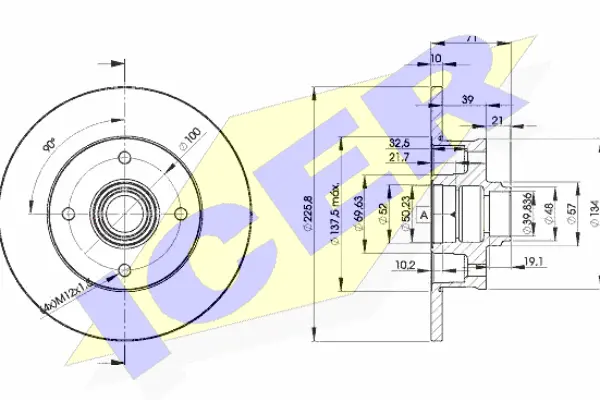 Brake Disc (78BD3393-1)