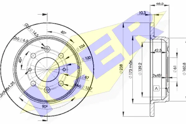 Brake Disc (78BD1703-2)