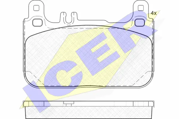 Brake Pad Set, disc brake (182173)