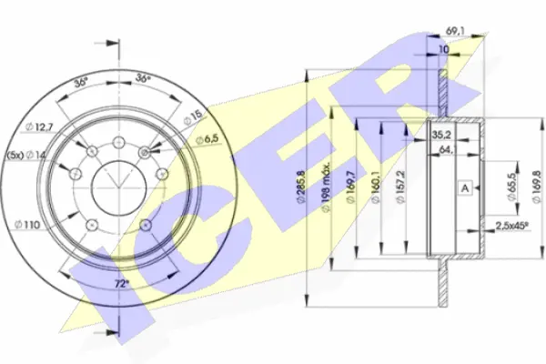 Brake Disc (78BD7476-2)