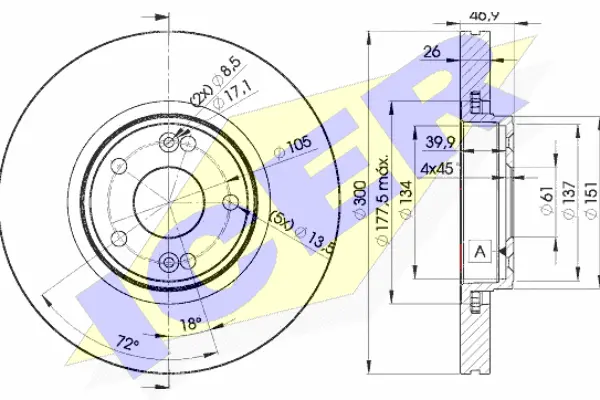 Brake Disc (78BD2235-2)