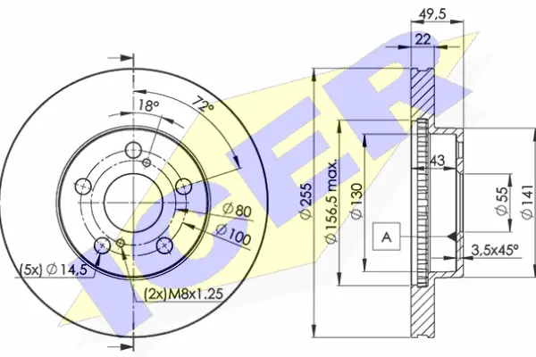 Brake Disc (78BD4413-2)