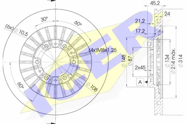 Brake Disc (78BD7043-2)