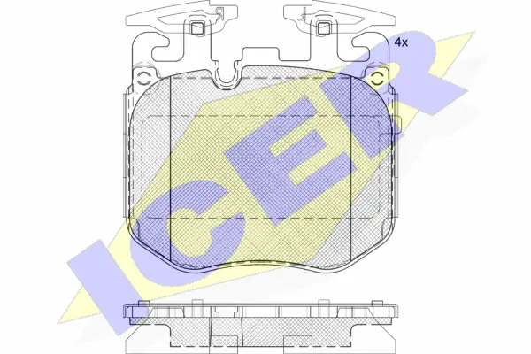 Brake Pad Set, disc brake (182265)