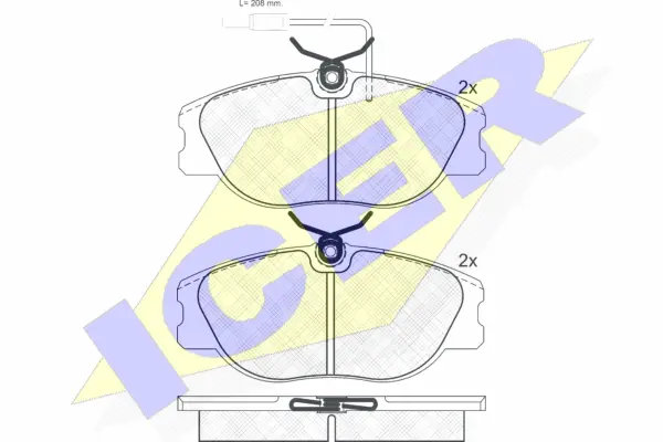 Brake Pad Set, disc brake (181033)