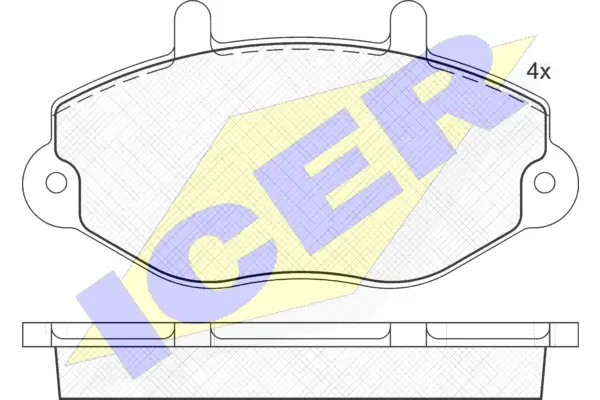 Brake Pad Set, disc brake (140897)