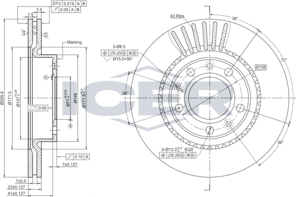 Brake Disc (78BD0037-2)