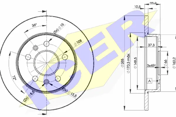 Brake Disc (78BD4296-2)