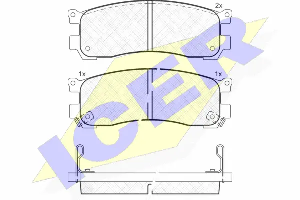 Brake Pad Set, disc brake (181417)