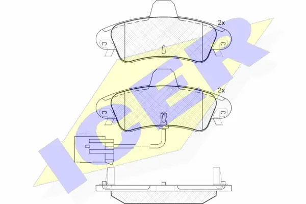 Brake Pad Set, disc brake (181735)