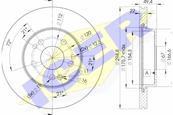 Brake Disc (78BD6471-2)