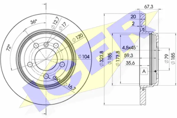 Brake Disc (78BD6127-2)