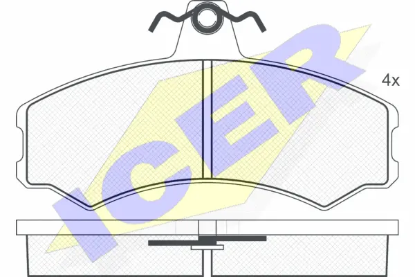 Brake Pad Set, disc brake (140374)