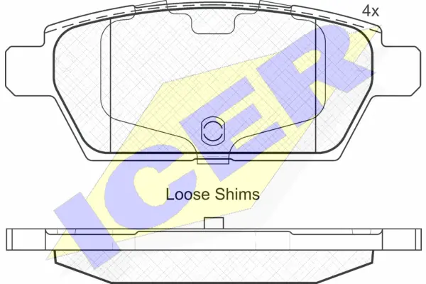 Brake Pad Set, disc brake (181975)