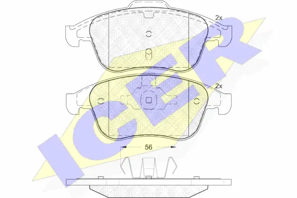 Brake Pad Set, disc brake (181859)