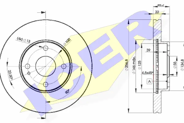 Brake Disc (78BD3256-2)