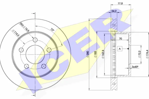 Brake Disc (78BD5396-1)