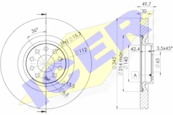 Brake Disc (78BD4083-1)