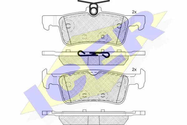 Brake Pad Set, disc brake (182174-208)