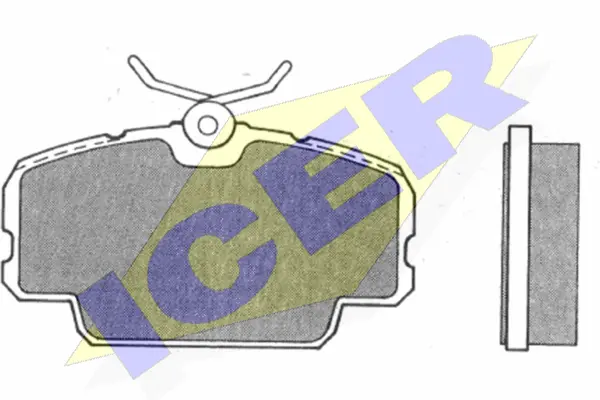 Brake Pad Set, disc brake (180421)