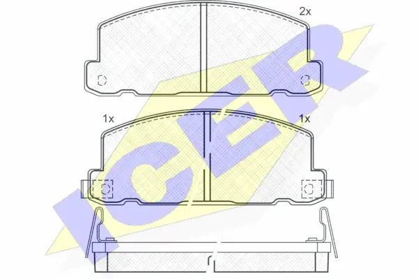 Brake Pad Set, disc brake (140610)