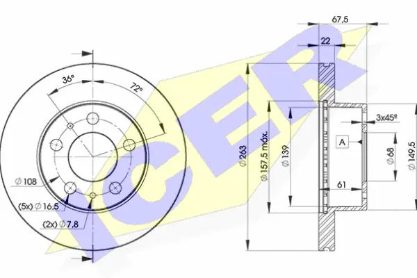 Brake Disc (78BD9131-2)