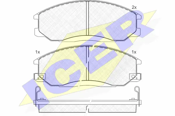 Brake Pad Set, disc brake (181372)
