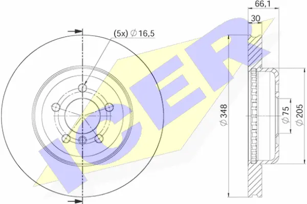 Brake Disc (78BD3554-2)