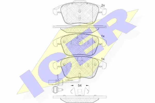 Brake Pad Set, disc brake